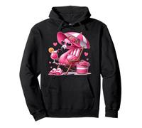 Summer Pink Flamingo Beach Drink Sand Cruise Vacaciones Mujeres Sudadera con Capucha