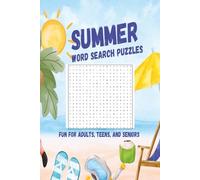 Summer Puzzle Book: Word Searches with Easy to Read Print about Summer, Fun, Summer Break | 6 x 9 Inches, 110 Pages 55 Puzzles... Gifts for Vacations, Holidays, and Free Time.