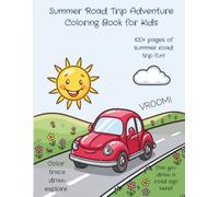 Summer Road Trip Adventure Coloring Book for Kids