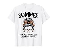 Summer Same As A Normal Girl Just Mucho Cool Girl Name Camiseta