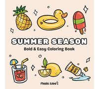 Summer Season: Bold & Easy Coloring Book