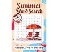 Summer Season Word Search Puzzle Book: Word Searches with Easy to Read Print about Summer Season, Summer vacation, summertime and More | 6x9 inches, ... Free Times (4-Season Word Search Puzzle Book)