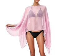 Summer Solid Color Style Fashionable Sun Pullover Scarf Wrap Swimwear Cover Up (One Size)