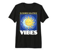 Summer Solstice Vibes Midsommar Festival Rueda del Año Camiseta Premium