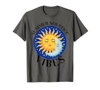 Summer Solstice Vibes Rueda del Año Midsommar Camiseta