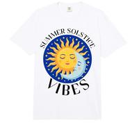 Summer Solstice Vibes Rueda del Año Midsommar Comfort Colors Adult Heavyweight T-Shirt