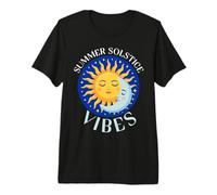 Summer Solstice Vibes Rueda del Año Midsommar Festival Camiseta Premium