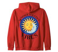 Summer Solstice Vibes Rueda del Año Midsommar Sudadera con Capucha