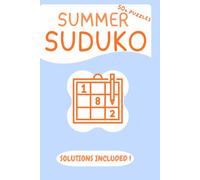 Summer Sudoku Puzzle Book - 50+ Fun & Relaxing Brain Games with Solutions!