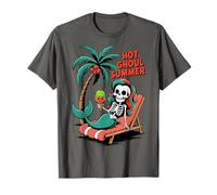 Summer Summerween Halloween Spooky Beach Vacation Party Camiseta