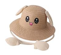 Summer Sunhat for Kids - 360° Protection Cartoon Cap with Moving Ears | Cute Breathable Headwear for Boys Girls , Outdoor Fun, Beach, Travel, Playground, Party Celebration, Lightweight Sunshad