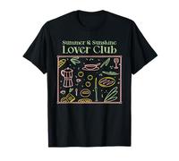 Summer & Sunshine Lover Club (Declaración y gráfico) Camiseta