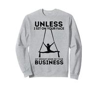 Summer Swing Sarcastic Mi Peso no es tu Mujer de Negocios Sudadera