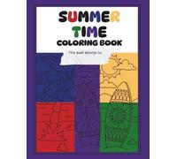 Summer Time: Coloring Book