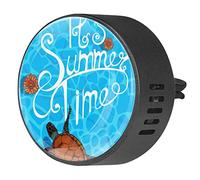 Summer Time Sea Turtle - Difusor de ambientador para aromaterapia de coche, difusor de fragancia de coche, clip de ventilación para coche, oficina, cocina