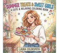 Summer Treats & Sweet Girls - A Cute & Relaxing Coloring Book: A Collection of Iced Drinks, Sweet Desserts, Cute Outfits & Cozy Summer Days | Simple & ... Coloring Pages (Summer Girls Coloring Book)