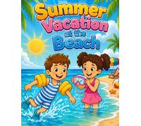 summer vacation at the beach: coloring book