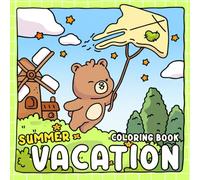 Summer Vacation Coloring Book: Cute Outdoor Coloring Pages featuring Adorable Animals, Cozy Picnics, and Sunny Day Scenes Illustrations for All Ages to Feel Calm and Creative