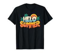 Summer Vibe Sunny Times Hola Verano Mar Atardecer Vibes Camiseta