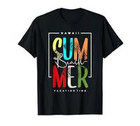 Summer Vibe Sunny Times Hola Verano Mar Océano Aliento Camiseta
