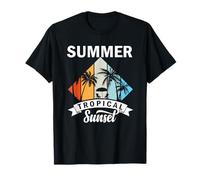 Summer Vibe Sunny Times Hola Verano Mar Océano Chill Camiseta