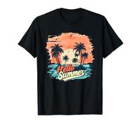 Summer Vibe Sunny Times Hola Verano Mar Océano Energía Camiseta