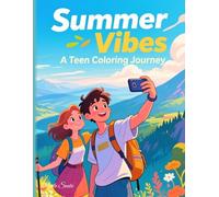 Summer Vibes: A Creative Summer Activity Book for Teens | Perfect for Gifts, Relaxation, and Artistic Expression | Single-Sided Pages