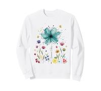 Summer Vibes Acuarela Floral Fruta Diseño Sudadera