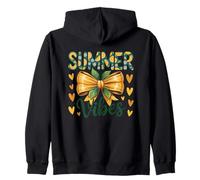 Summer Vibes Bright Lemon Bow Heart Sudadera con Capucha