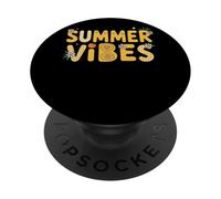 Summer Vibes Citrus Floral Tomate Sunshine PopSockets PopGrip Adhesivo