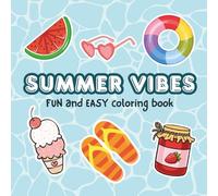SUMMER VIBES | FUN and EASY coloring book