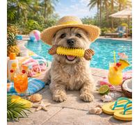 Summer Vibes Mordedor Hueso Juguete para perros