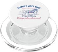 Summer Vibes Only Surf Sun Cove Beach Vacaciones PopSockets PopGrip para MagSafe