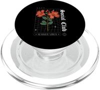 Summer Vibes Social Club (Gráfico de Flores de declaración Positiva) PopSockets PopGrip para MagSafe