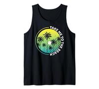 Summer vibes Sunset Wave sunshine, Take me to the beach Camiseta sin Mangas