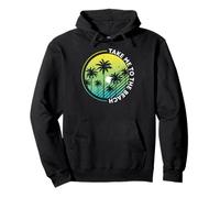 Summer vibes Sunset Wave sunshine, Take me to the beach Sudadera con Capucha