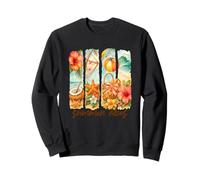 Summer Vibes Tropical Beach Relajación Sudadera