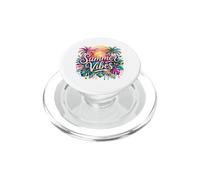 Summer Vibes Tropical Sunset Palmeras PopSockets PopGrip para MagSafe