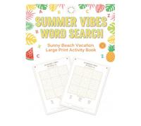 Summer Vibes Word Search: 50 Beautiful Summer Vibes-Themed Word Search Puzzles for Relaxation, Focus, Mindful Fun, and Everyday Brain Training (Word Search Books)