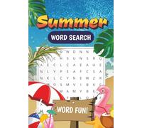 Summer Vibes Word Searches Easy to Read: About Swimming, Camping, Festivals & More | 6x9 inches, 110 pages | More Than 50 Puzzles | Perfect for Road Trips & Holidays