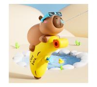 Summer Water Play Capybara Water Gun Toy Cartoon Beach Type Press Type Squirt Fight Outdoor Fight Toy Cross-Border