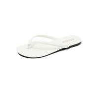 Summer Women Fashion Sandals Flip Flops Thick Sole Solid Color Open Toe Casual Comfortable, Blanco, 41 EU