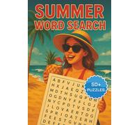 Summer Word Search: 50+ Fun & Easy Puzzle Book for Kids & Adults | Perfect Holiday & Vacation Activity