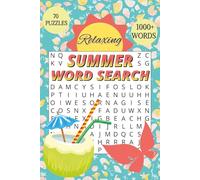 Summer Word Search: 70 Fun and Relaxing Summer Themed Puzzles with Over 1000 Words for Kids, Adults & Seniors | Includes Full Solutions | 6 x 9 Inches |