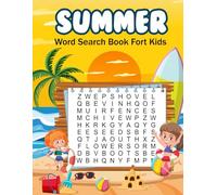 Summer Word Search Book for Kids: Fun Beach & Vacation Puzzles for Learning and Play with 50 word search.