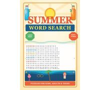 Summer Word Search for Adults Large Print: 2400+ Words & Solutions