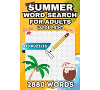summer word search for adults large print: Fun Beach, Vacation & Relaxing Word Puzzles for Adults | Large Print Summer Word Search Book for Seniors & Adults to Boost Memory and Relax