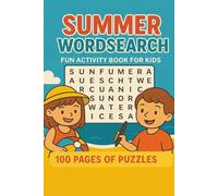 Summer Word Search for Kids: Large Print Summer Vacation Puzzle Book (2025 Summer Activity Books): 100 Pages of Word Hunt Fun - Perfect for Summer Break and Travel Time!