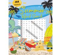 Summer Word Search Party: 55 Fun Word Puzzles for Teens and Adults | 8" x 10" Brain Games for Beach Days & Chill Nights