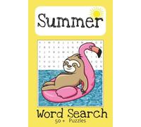 Summer Word Search Puzzle Book: 50+ Quick Puzzles with Summer Themed Words